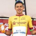 Laura Daniela Rojas y Edgar Pinzón, de Sistecredito, líderes de la vuelta al Tolima